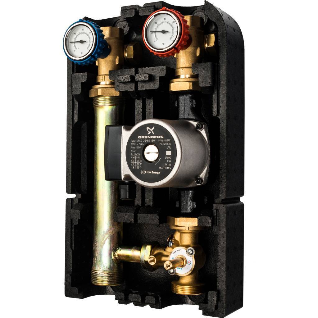 Группа быстрого монтажа. Grundfos UPSO 25-65. Насосная группа Stout с насосом UPSO Grundfos 25-65 со смесителем. Насосная группа со смесителем 1 с насосом Grundfos UPSO 25-65. Насосная группа Stout SDG-0002-002502.