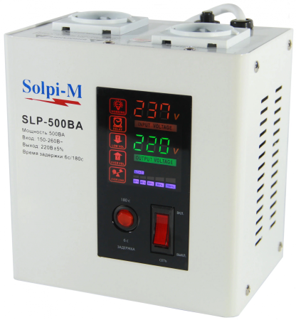 Купить Стабилизатор напряжения Solpi-M SLP-500BA new