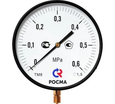 Купить Манометр Росма ТМ-210P радиальный 50 мм 0–0,6 МПа